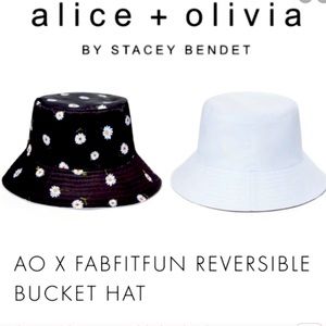 AO REVERSIBLE BUCKET HAT. Reversable Pattern Printed Bucket Hat w/ Tags